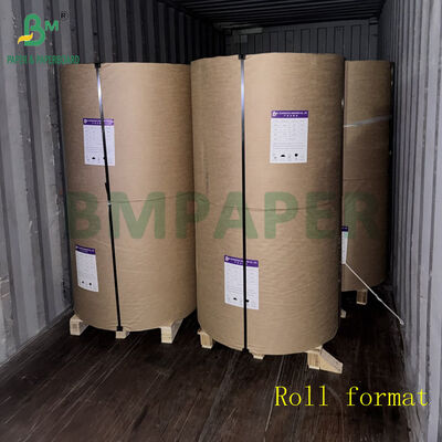 Papier blanc couché MG 40gr 45gr pour pailles emballées 80cm 86cm