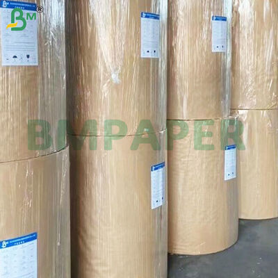 80 grammes de papier kraft brun Jumbo Rolls pour la fabrication de sacs à provisions