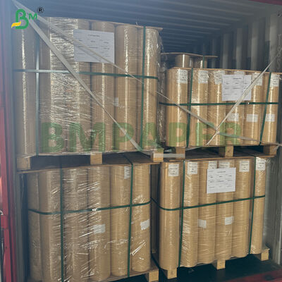 Papier d'emballage de viande Kraft rouge rose 66 grammes non recouvert pour le barbecue à fumer 18x175'