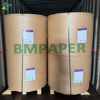 35 g + 6 g de papier kraft brun revêtu en PE pour sachets de sucre de 90 cm à 100 cm