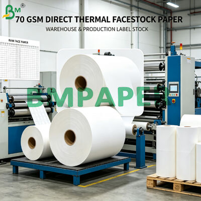 Rouleaux Jumbo de Matière Première pour Étiquettes Thermosensibles Auto-Adhésives